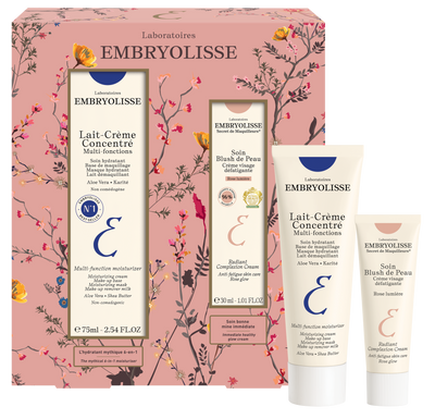 Lait-Crème Concentré and Radiant Complexion Cream Rose Glow duo