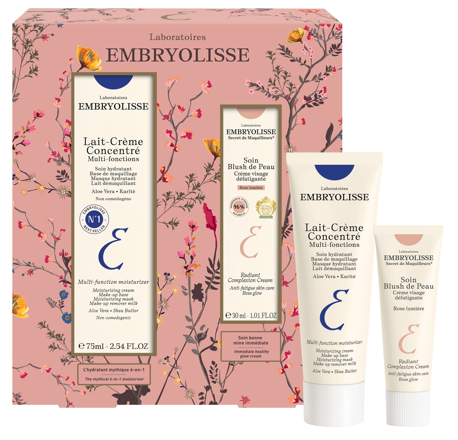 Lait-Crème Concentré and Radiant Complexion Cream Rose Glow duo