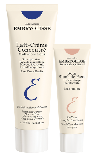 Lait-Crème Concentré and Radiant Complexion Cream Rose Glow duo