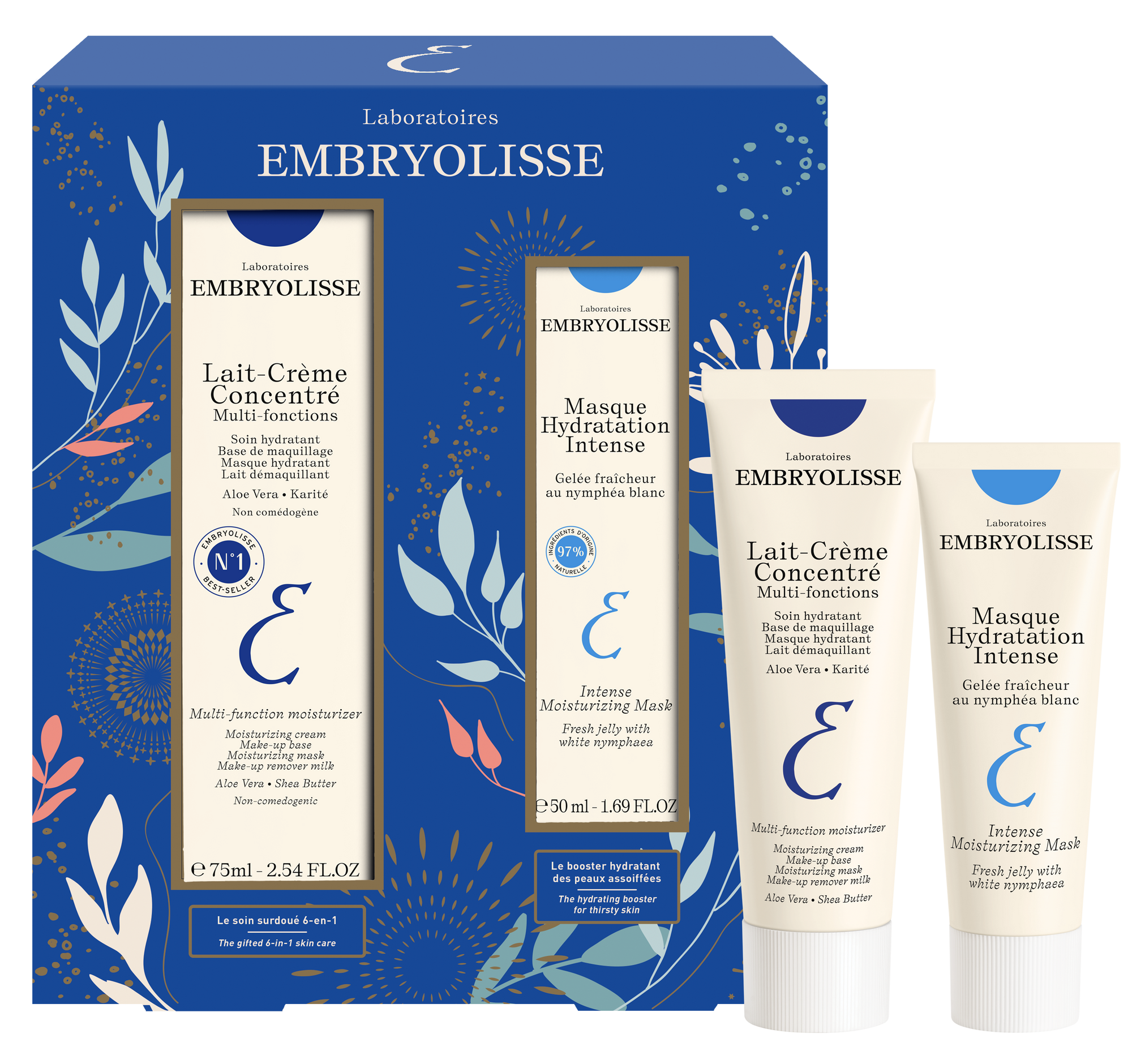 Duo Lait-Crème Concentré et Masque Hydratation Intense